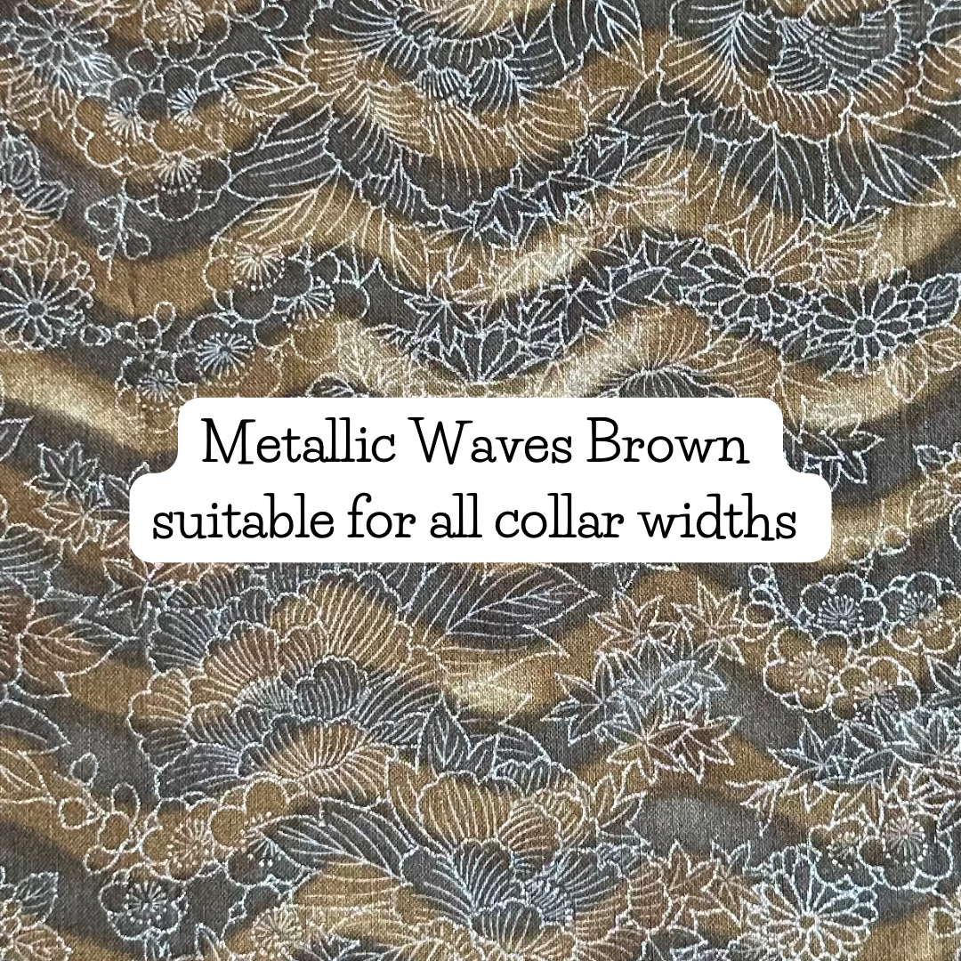 Metallic Waves Brown