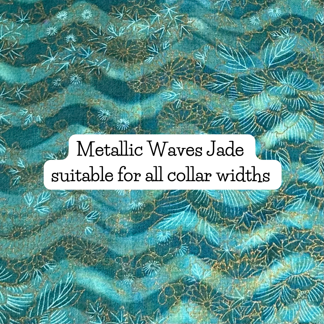 Metallic Waves Jade