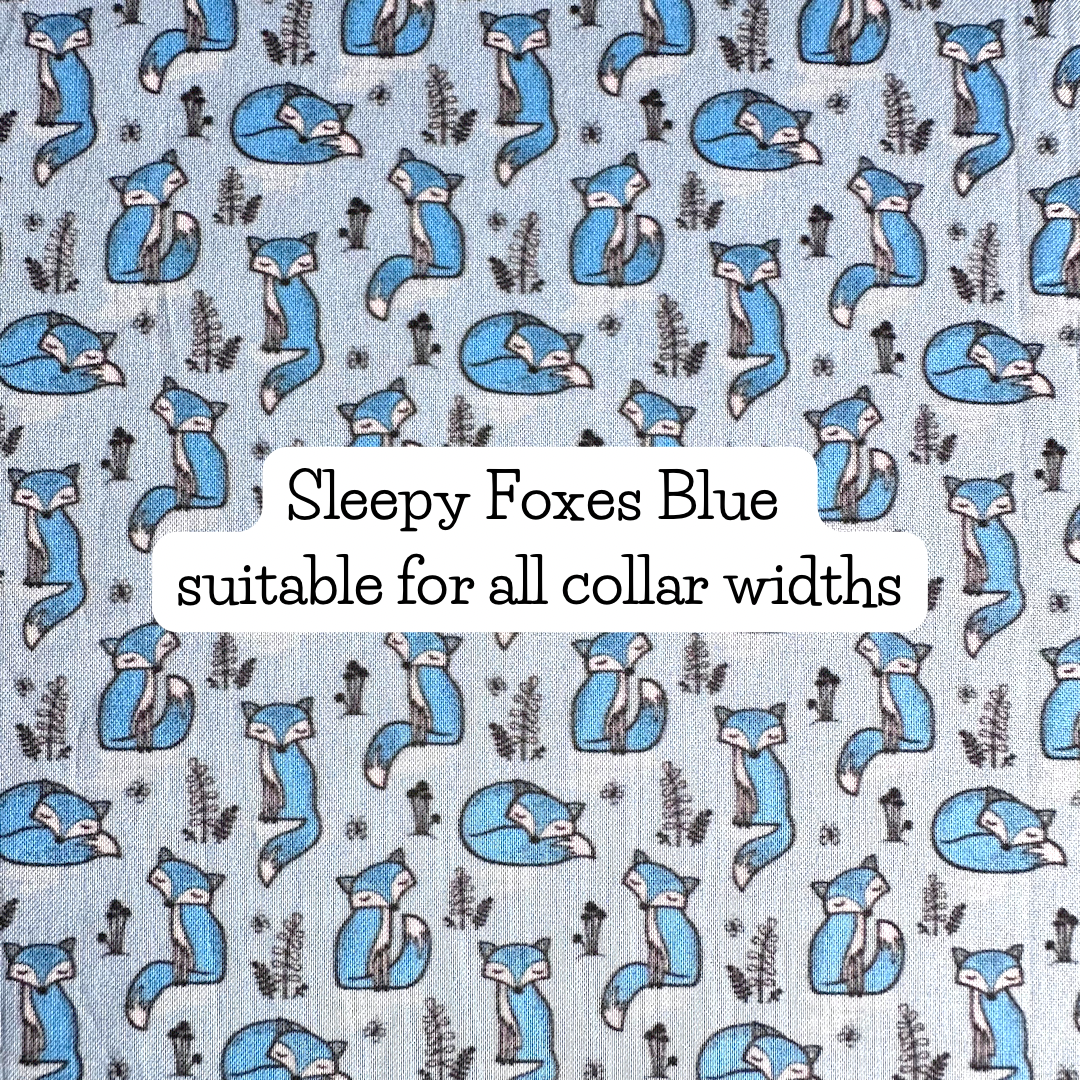 Sleepy Foxes Blue