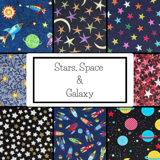 Stars, Space & Galaxy Fabric Album