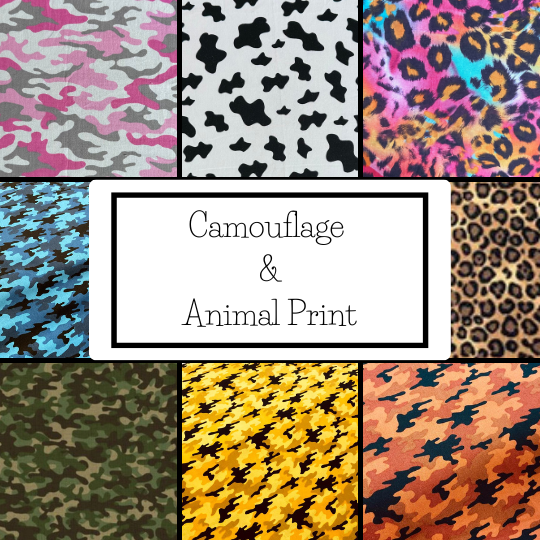 Camouflage & Animal Print Fabrics
