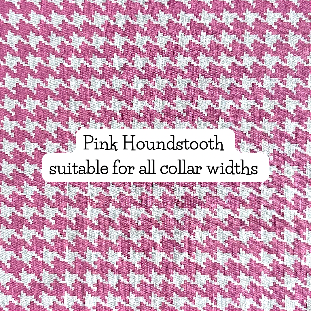Pink Houndstooth
