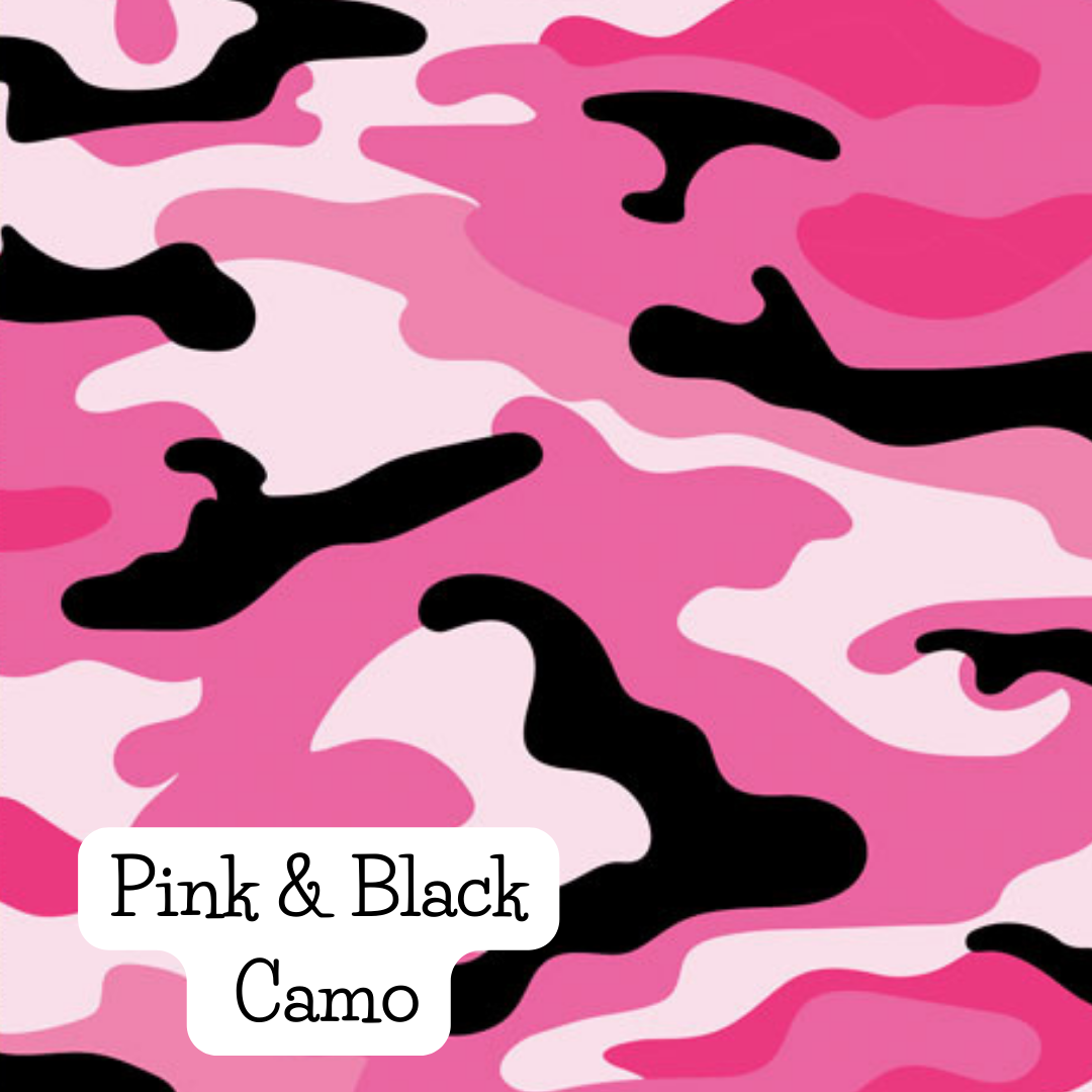 Pink & Black Camo