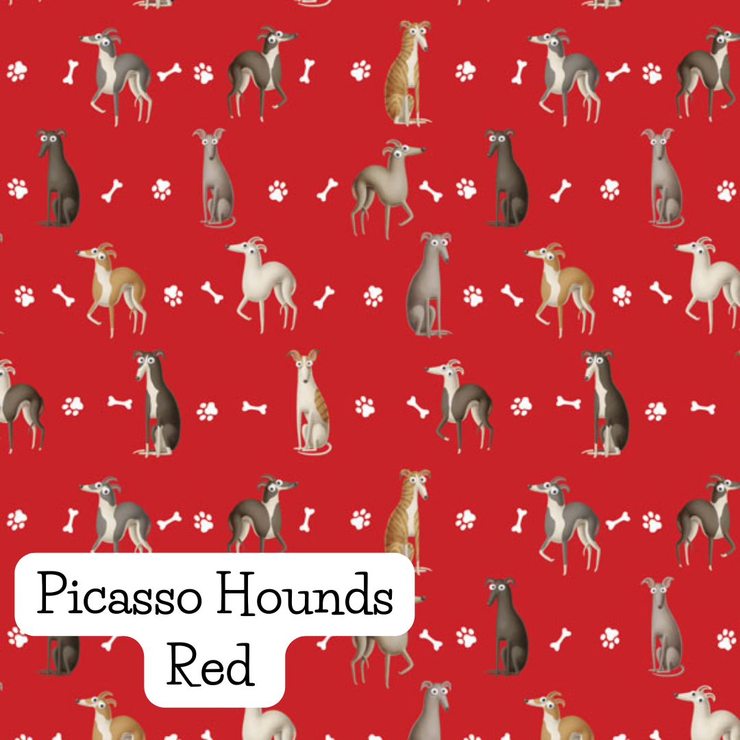 Picasso Hounds Red