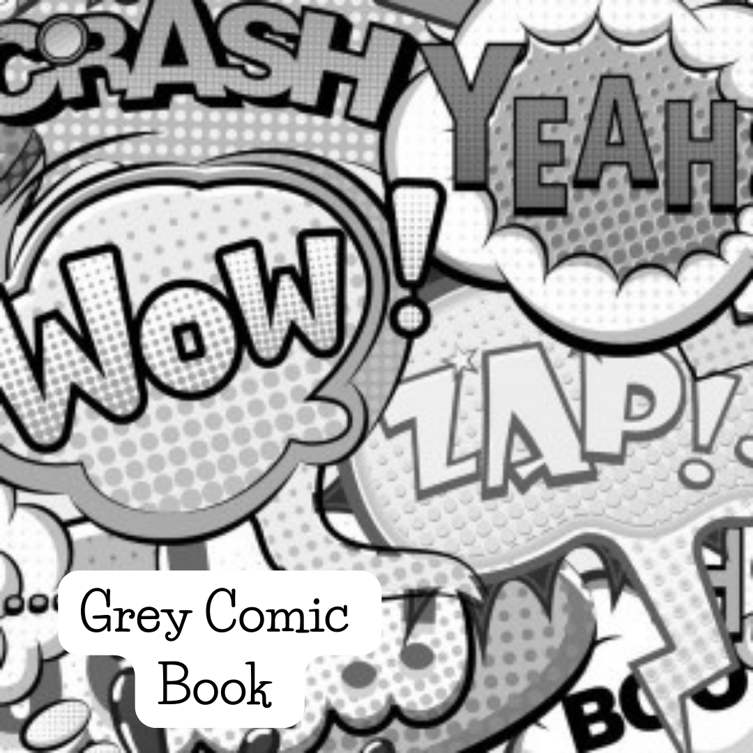Grey Comic Book 