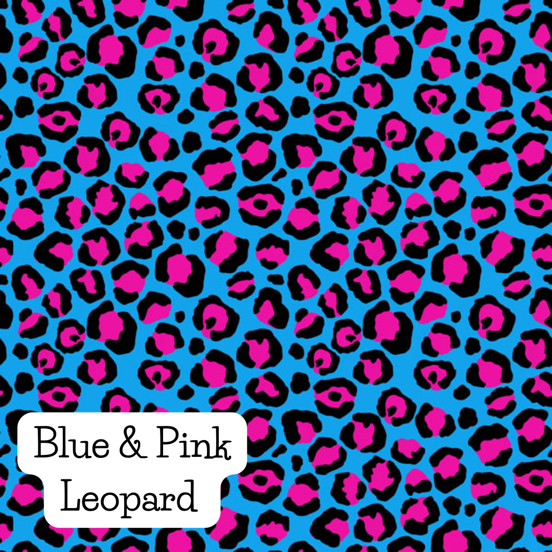 Blue & Pink Leopard