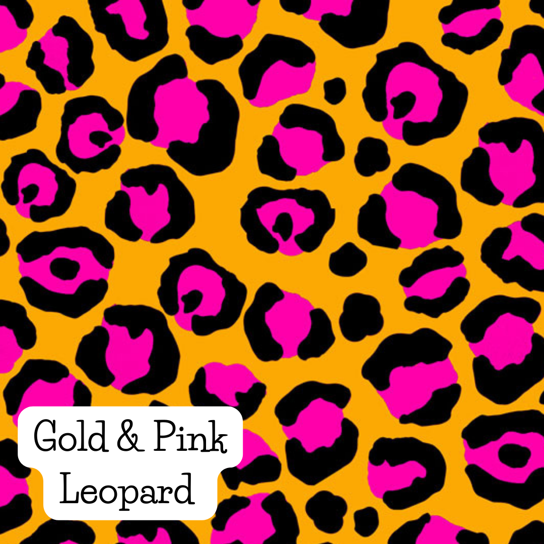 Gold & Pink Leopard