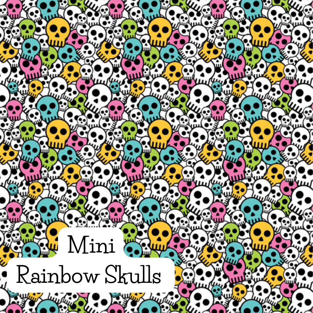 Mini Rainbow Skulls