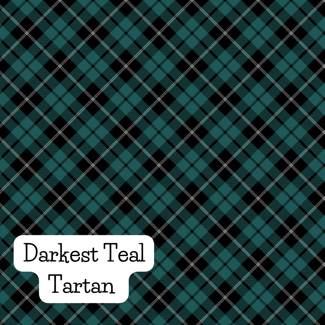 Darkest Teal Tartan