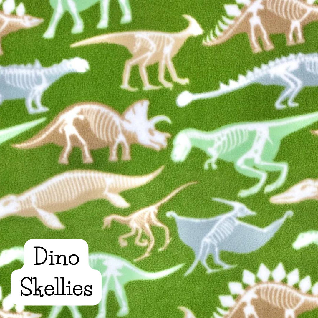 Dino Skellies Fleece