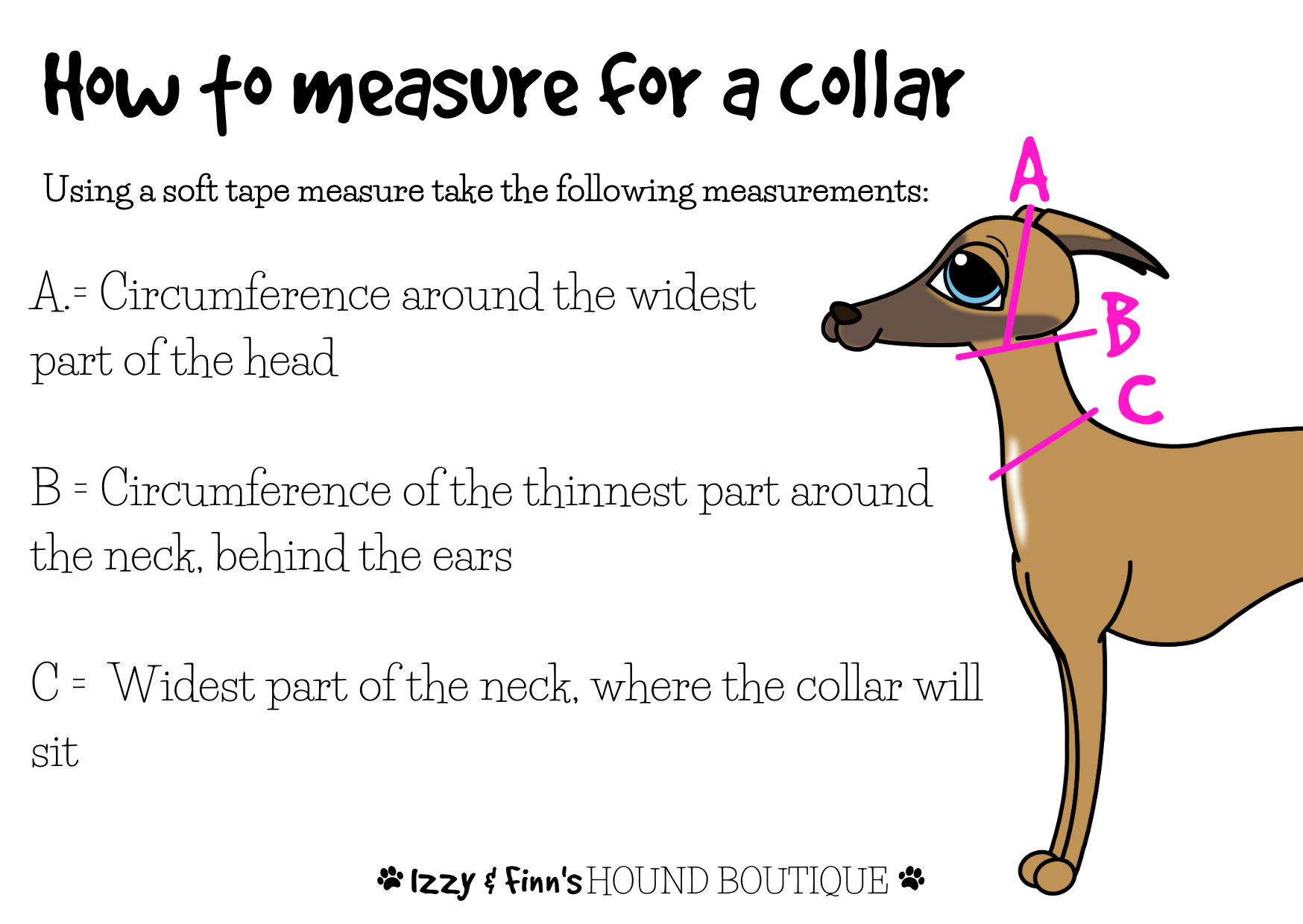 How to measure for a collar 