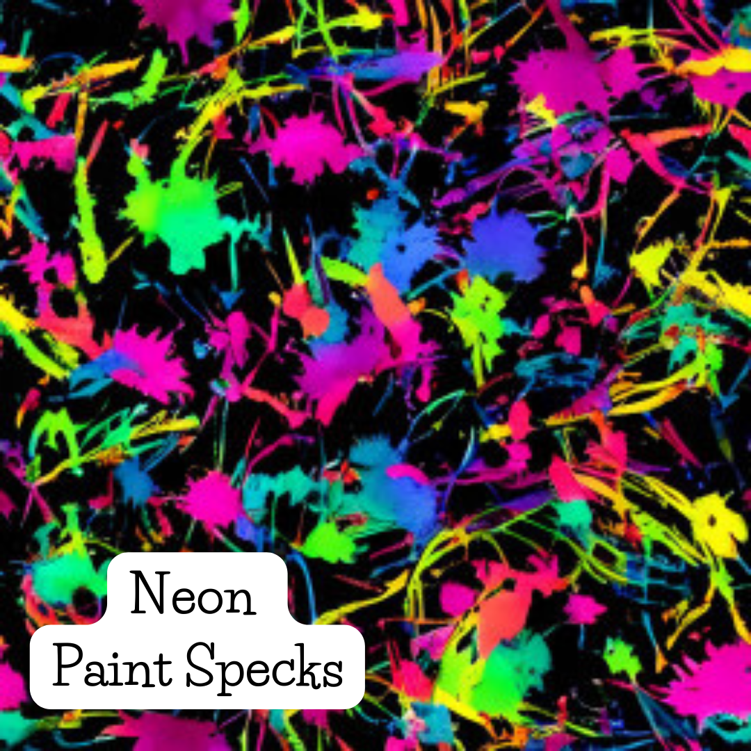 Neon Paint Specks