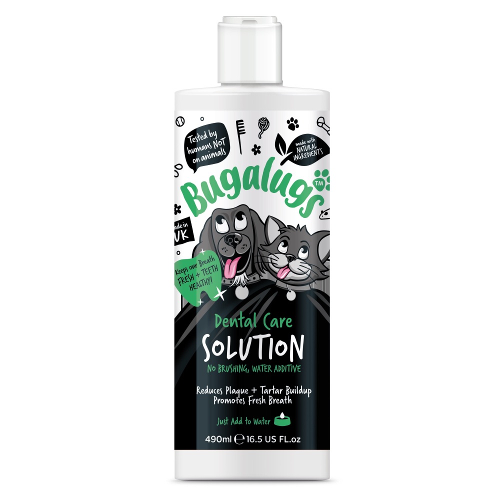 Bugalugs Dental Care Solution Water Additive 490ml