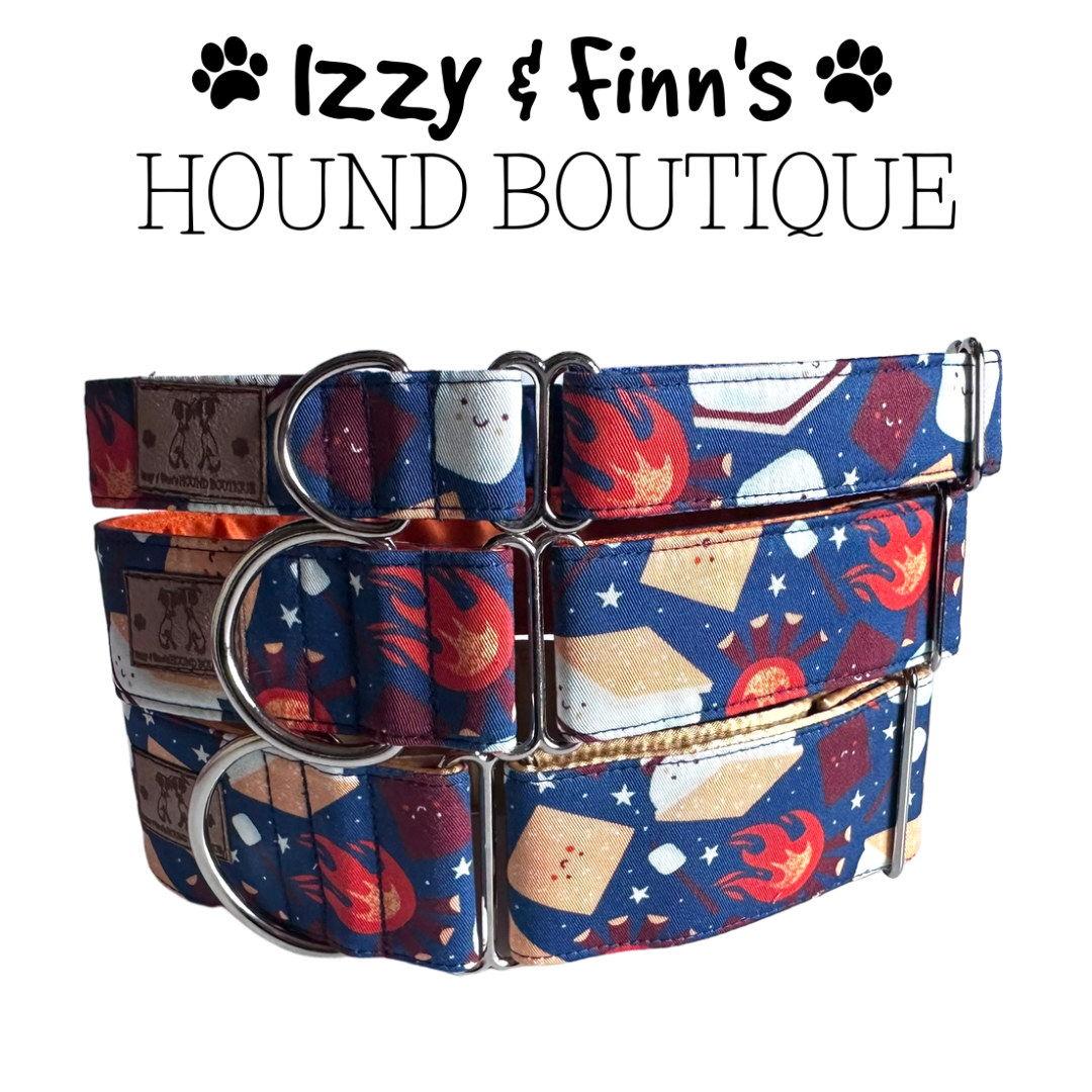 Cosy Campfire Greyhound House Collars