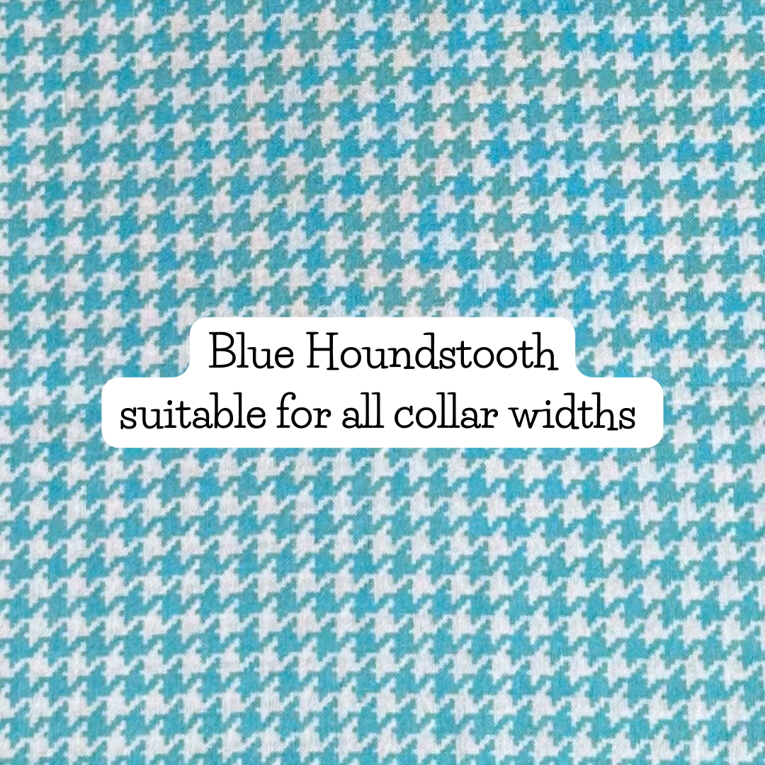 Blue Houndstooth