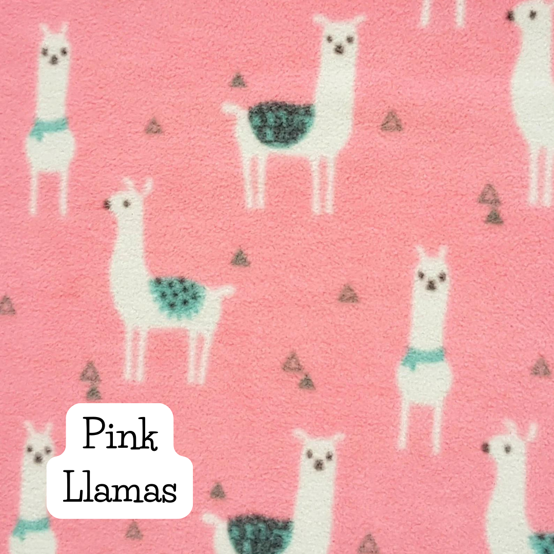 Pink Llama fleece