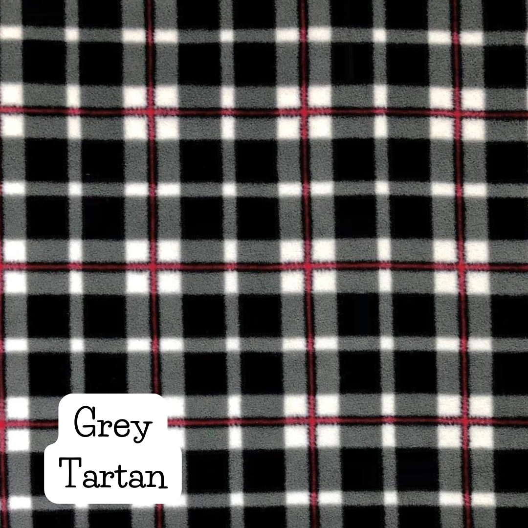 Grey Tartan Fleece