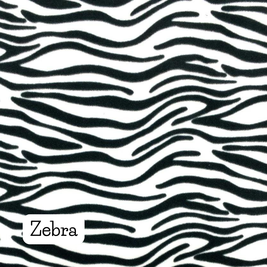 zebra fleece 