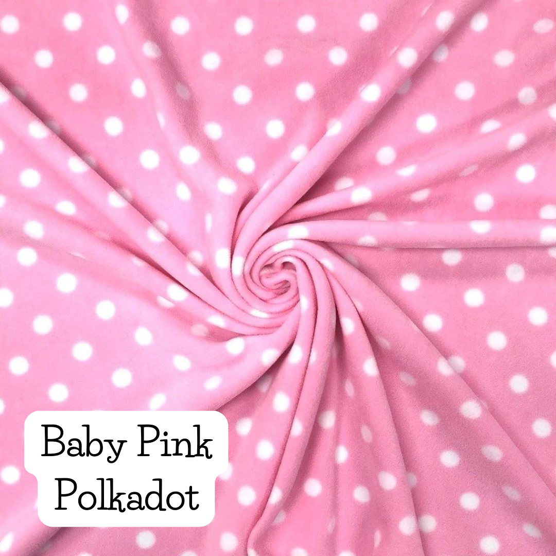 baby pink polkadots