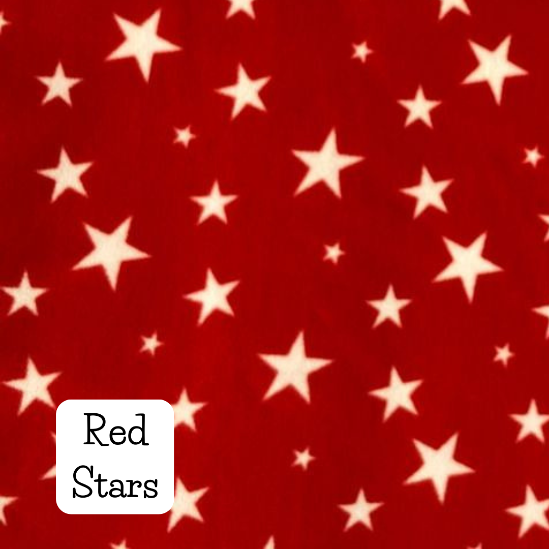 Red Stars Fleece