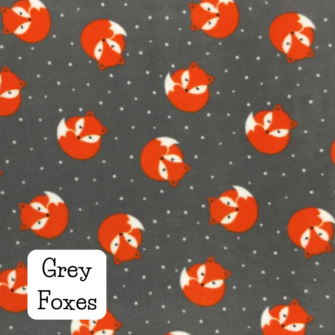 grey foxes fleece