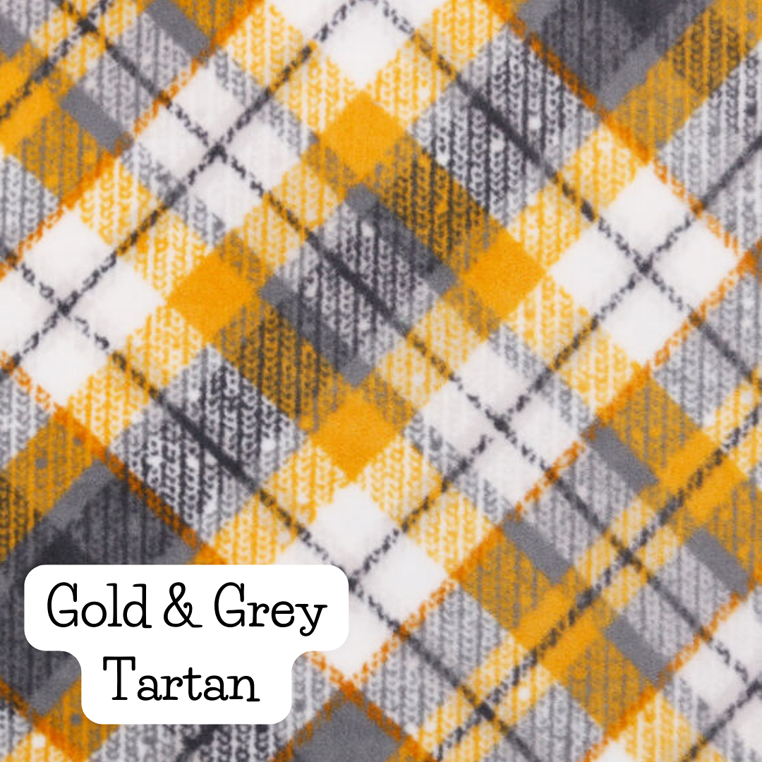 Gold & Grey Tartan