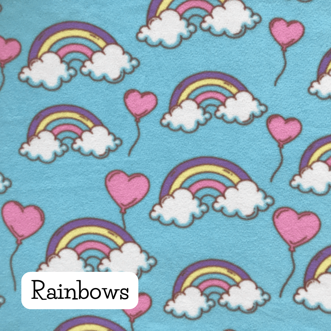 rainbows fleece