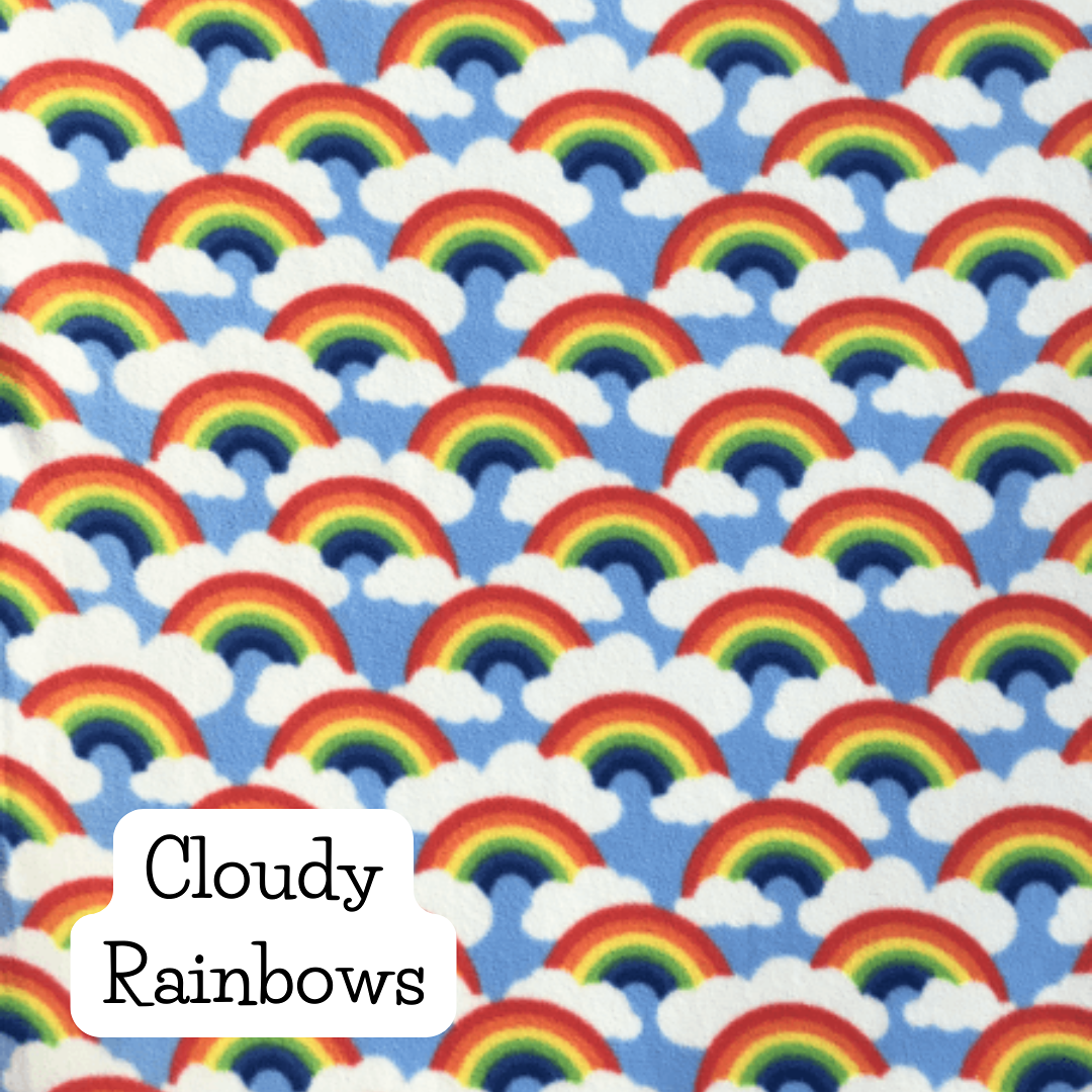 Cloudy Rainbows Fleece