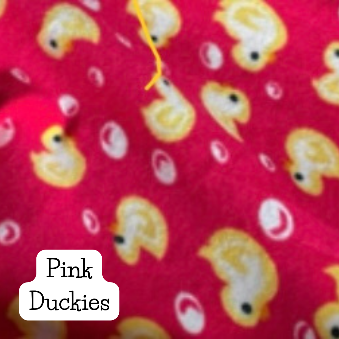 Pink Duckies Fleece