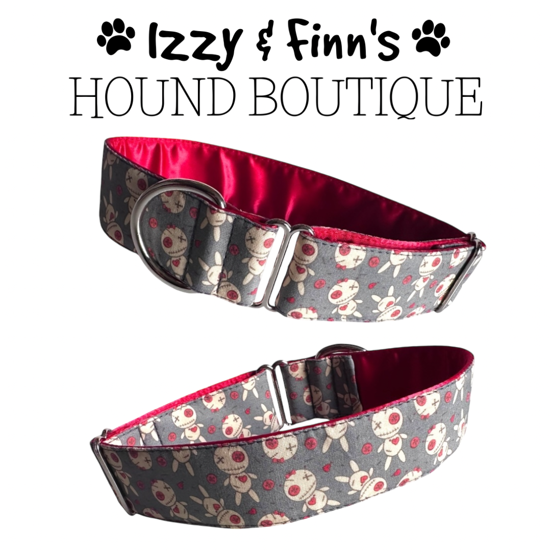 1.5" Voodoo Dolls Greyhound House Collar