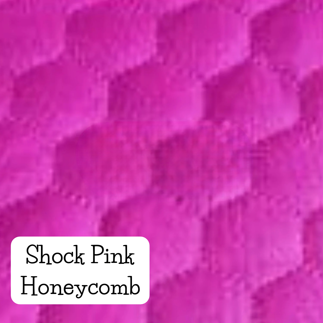 Shock Pink Honeycomb