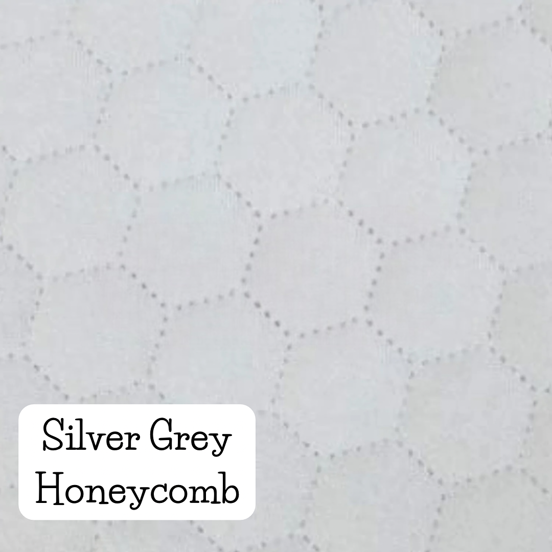 Silver Grey Honeycomb