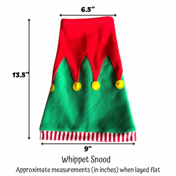 whippet festive snood size