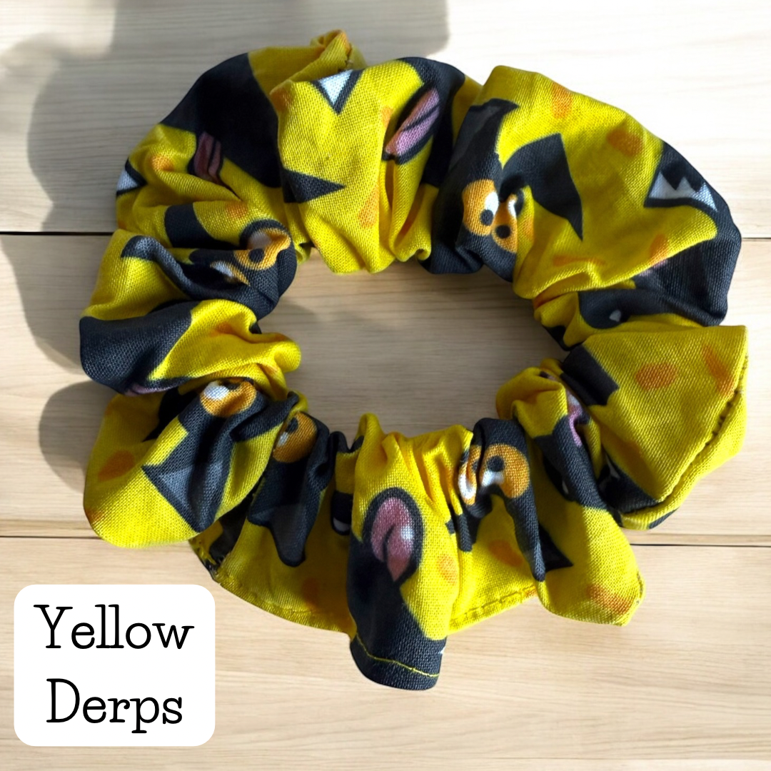 Richard Skipworth Yellow Derps Scrunchie