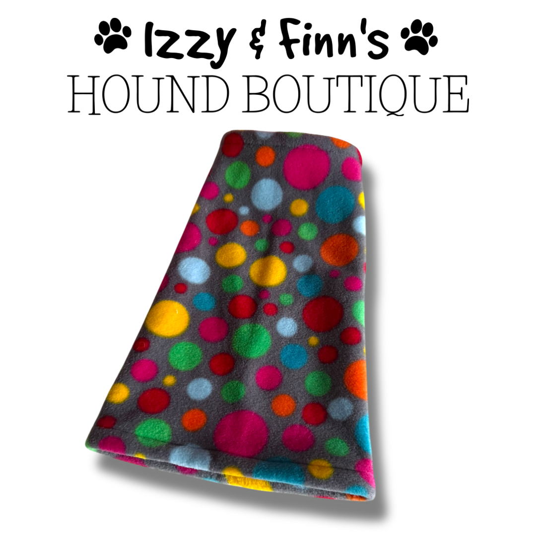 Ready Made - Bright Spots Grey Fleece Snood