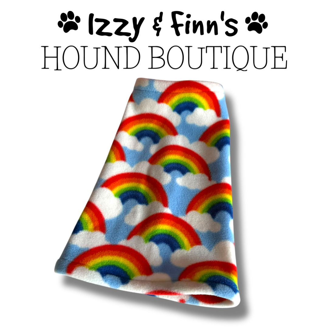 Ready Made - Cloudy Rainbows Fleece Snood