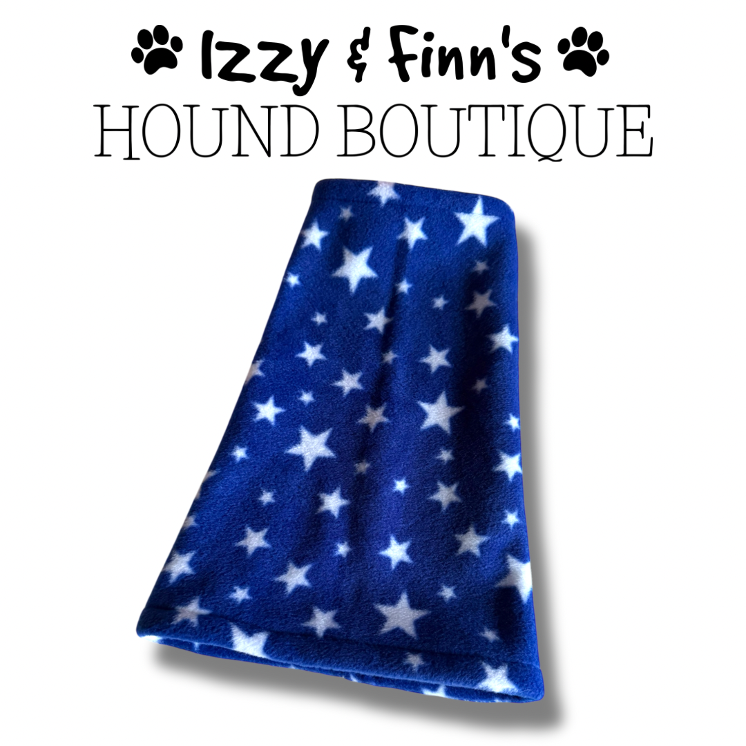 Ready Made - Royal Blue Stars Fleece Snood