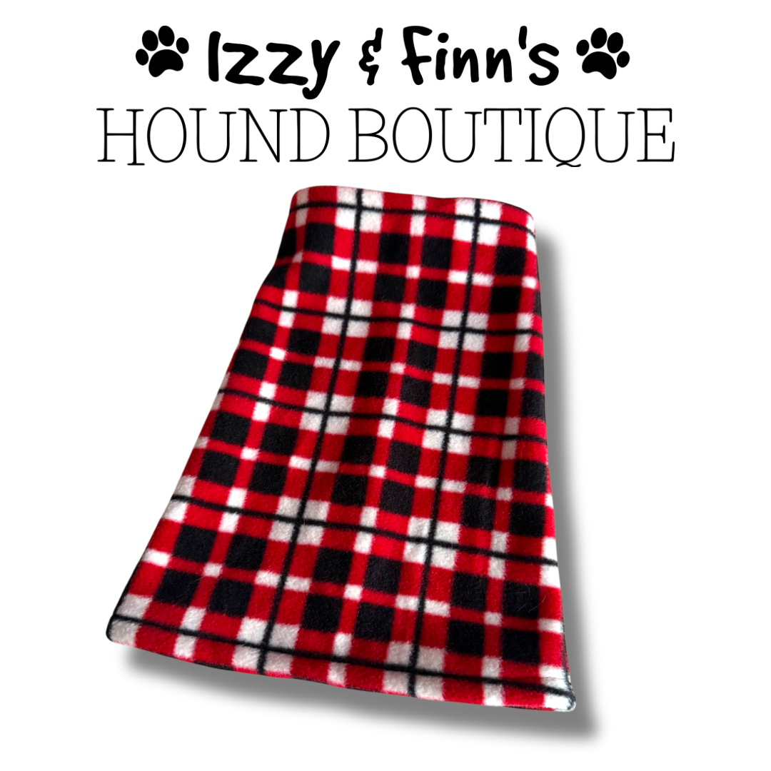 Ready Made - Red Check Fleece Snood