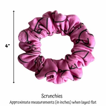 stickhounds scrunchie size