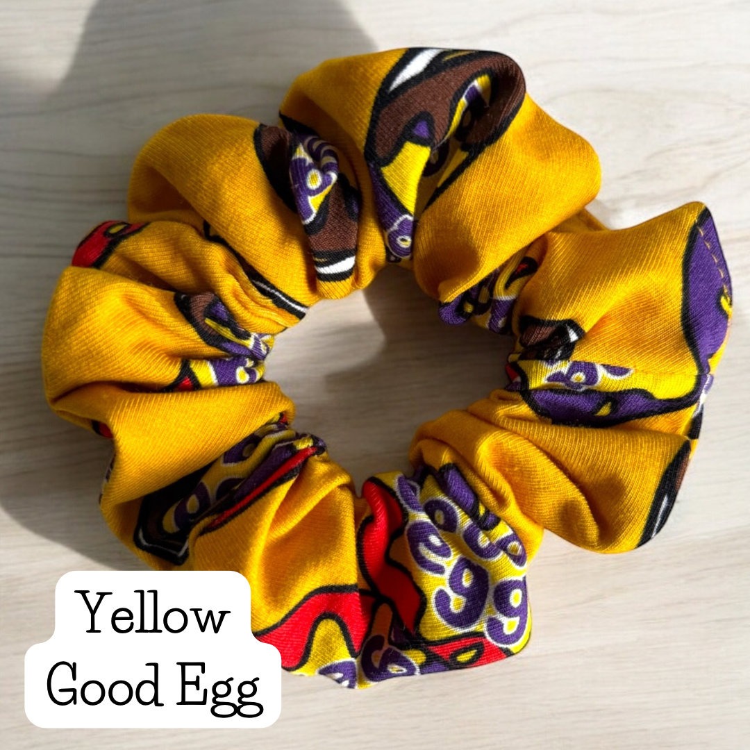 Yellow Good Egg Scrunchie