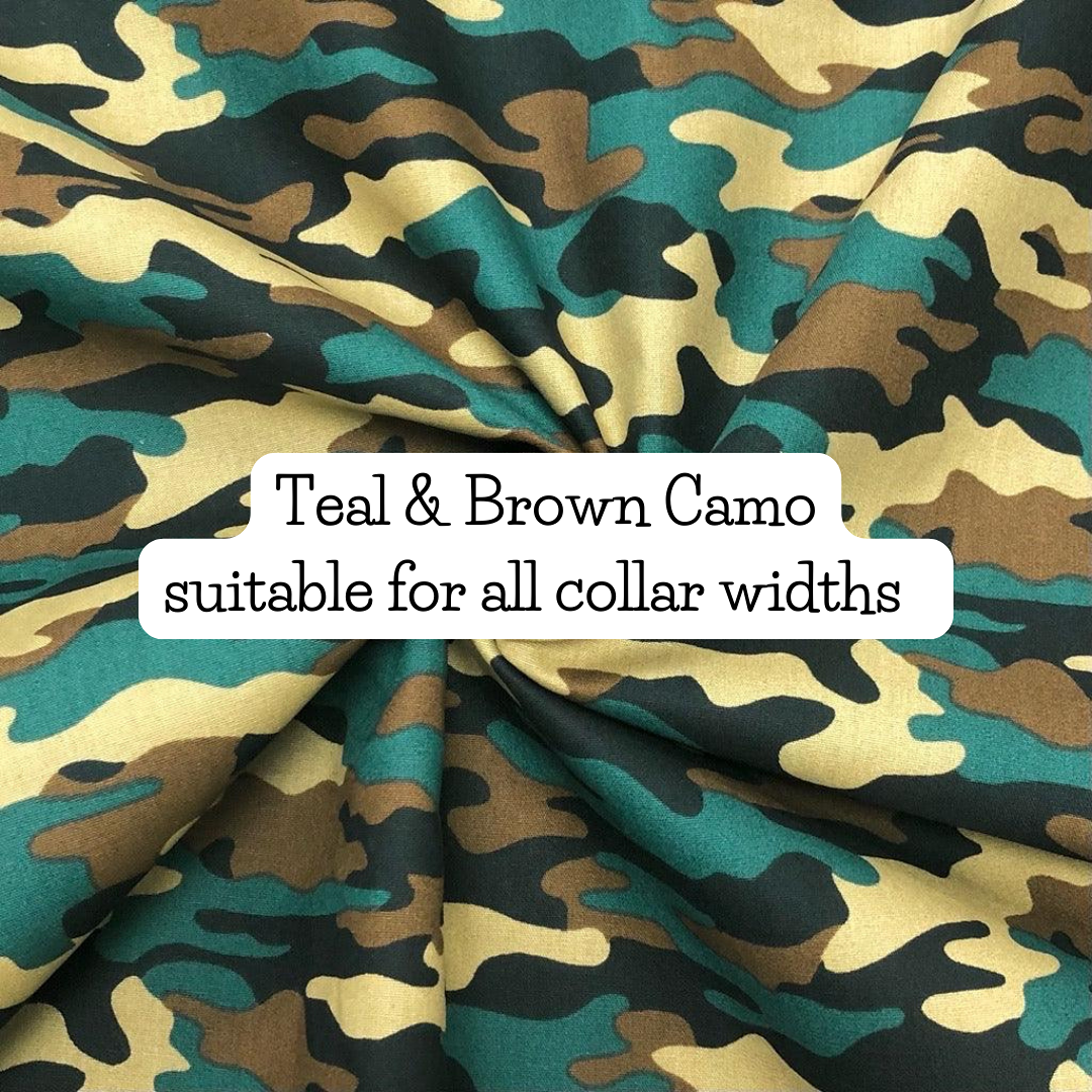 Teal & Brown Camo