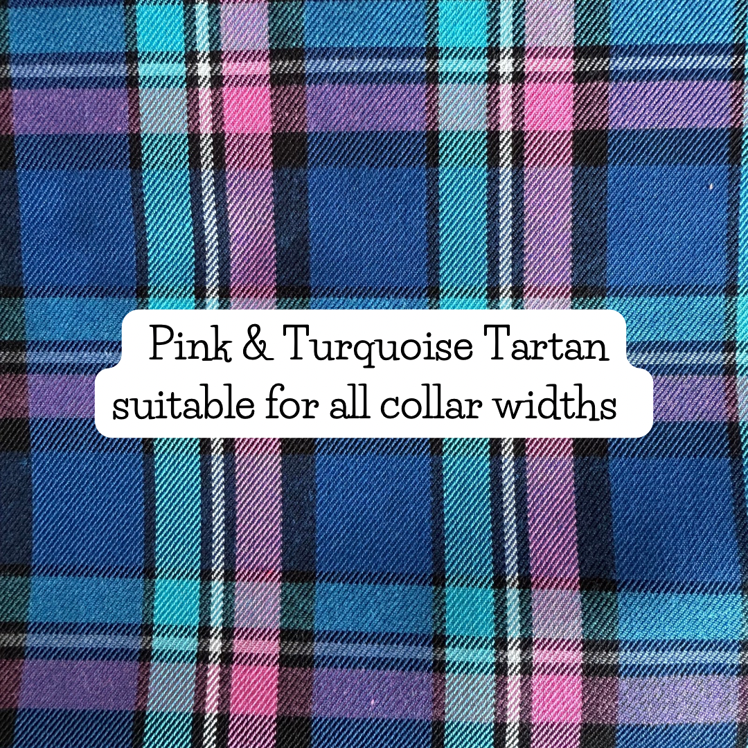 Pink & Turquoise Tartan