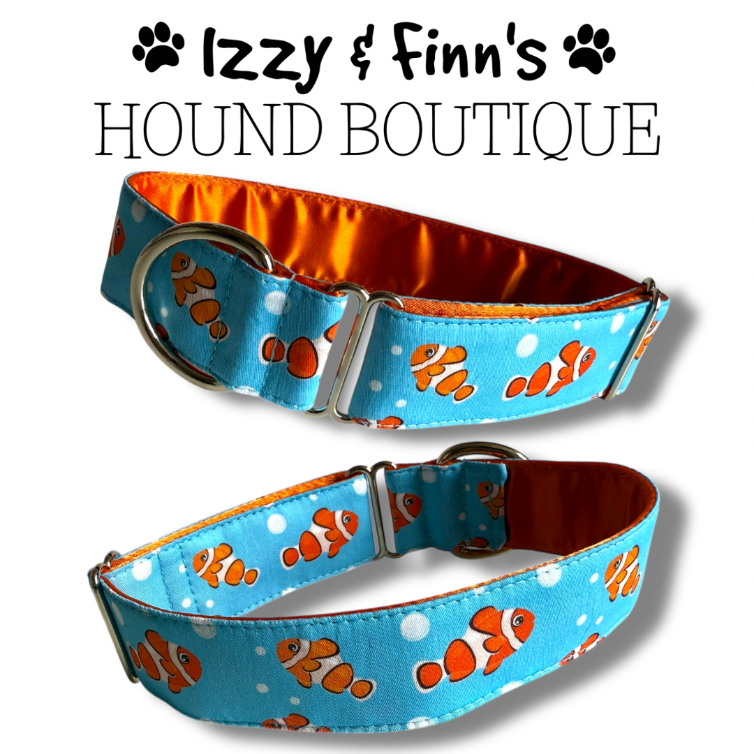 1.5" Clown Fish Greyhound House Collar