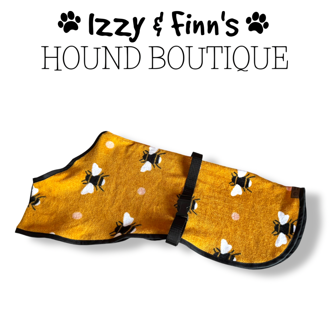 Ready Made - Bees Towelling Cool Coat - Whippet 21"