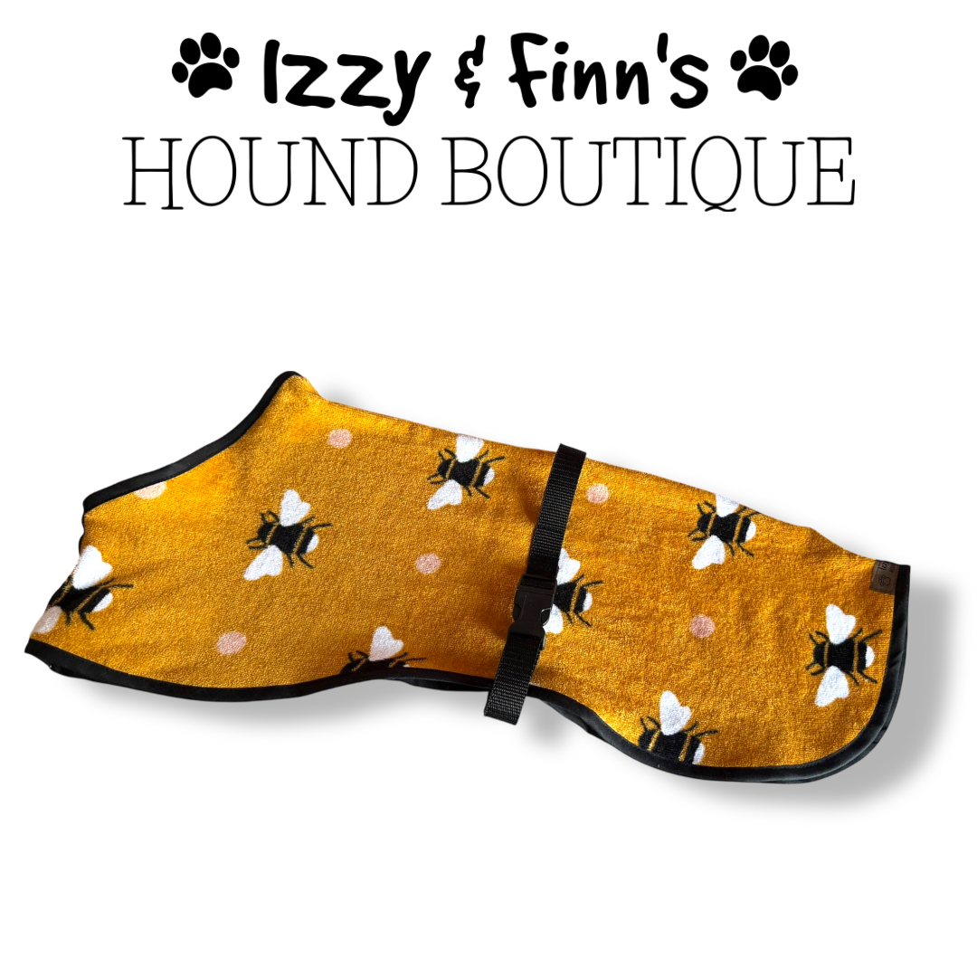 Ready Made - Bees Towelling Cool Coat - Whippet 23"