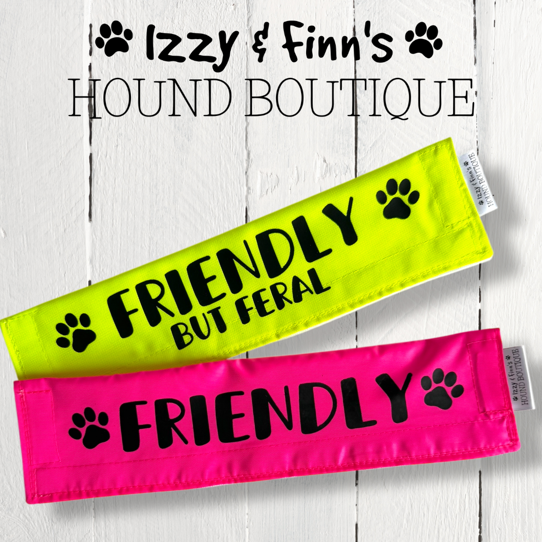 Dog Lead Sleeve Cover - FRIENDLY / FERAL
