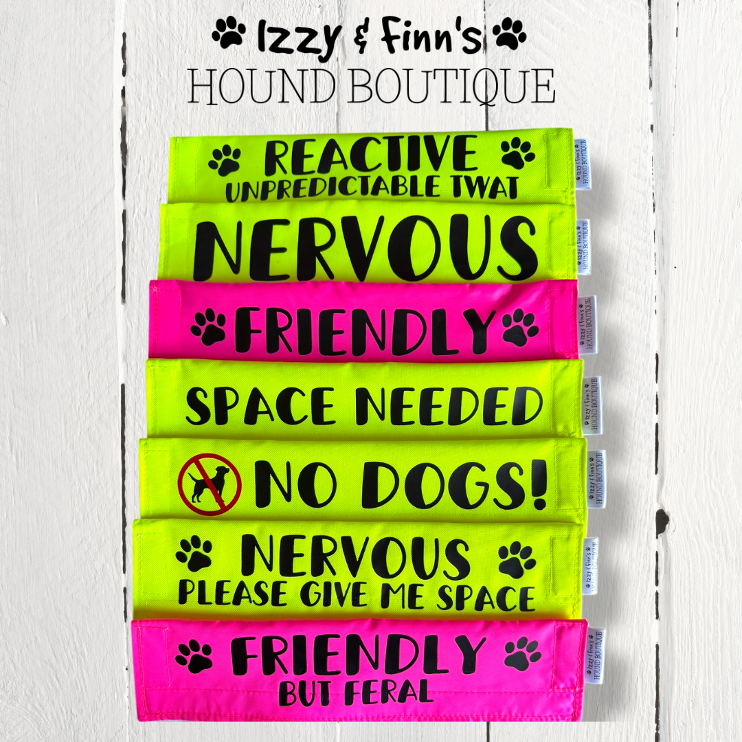 Dog Lead Sleeve Cover - CUSTOM TEXT