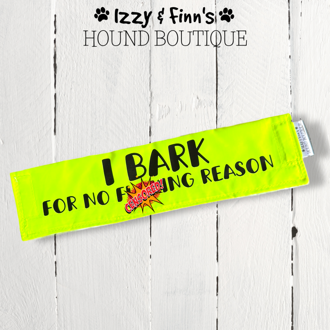 Dog Lead Sleeve Cover - I BARK - For No F**king Reason