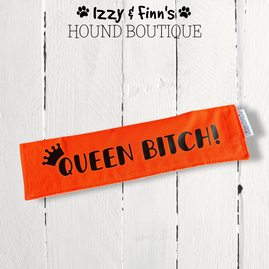 Dog Lead Sleeve Cover - QUEEN BITCH