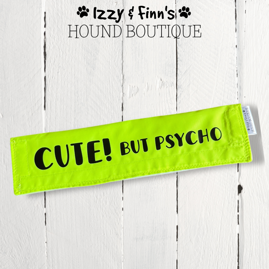 Dog Lead Sleeve Cover - CUTE - But Psycho